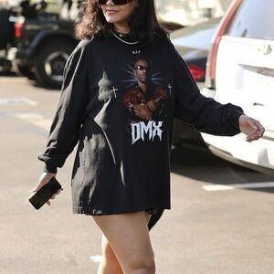 Balenciaga Black Oversized Long Sleeve Top